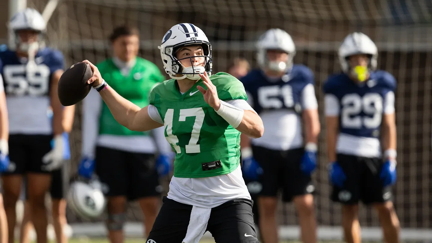 BYU Spring Practice Highlights Bachmeier's Command, Freshman Sparks