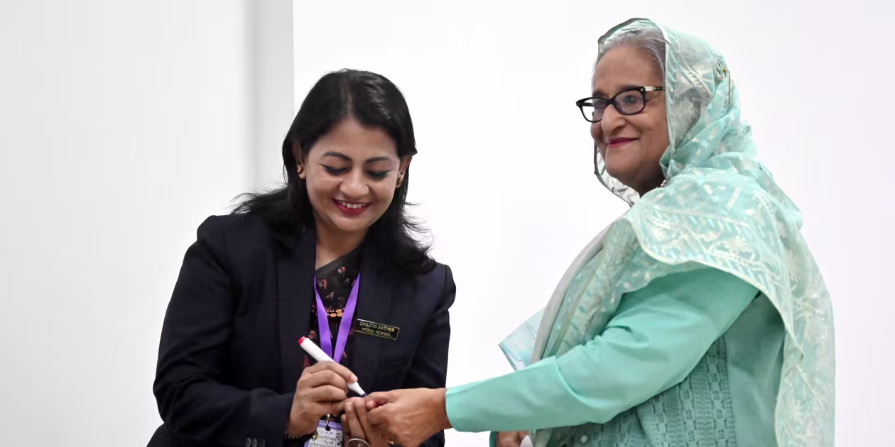 Featured image for "Bangladesh PM Hasina Secures Election Victory Amid Opposition Boycott"