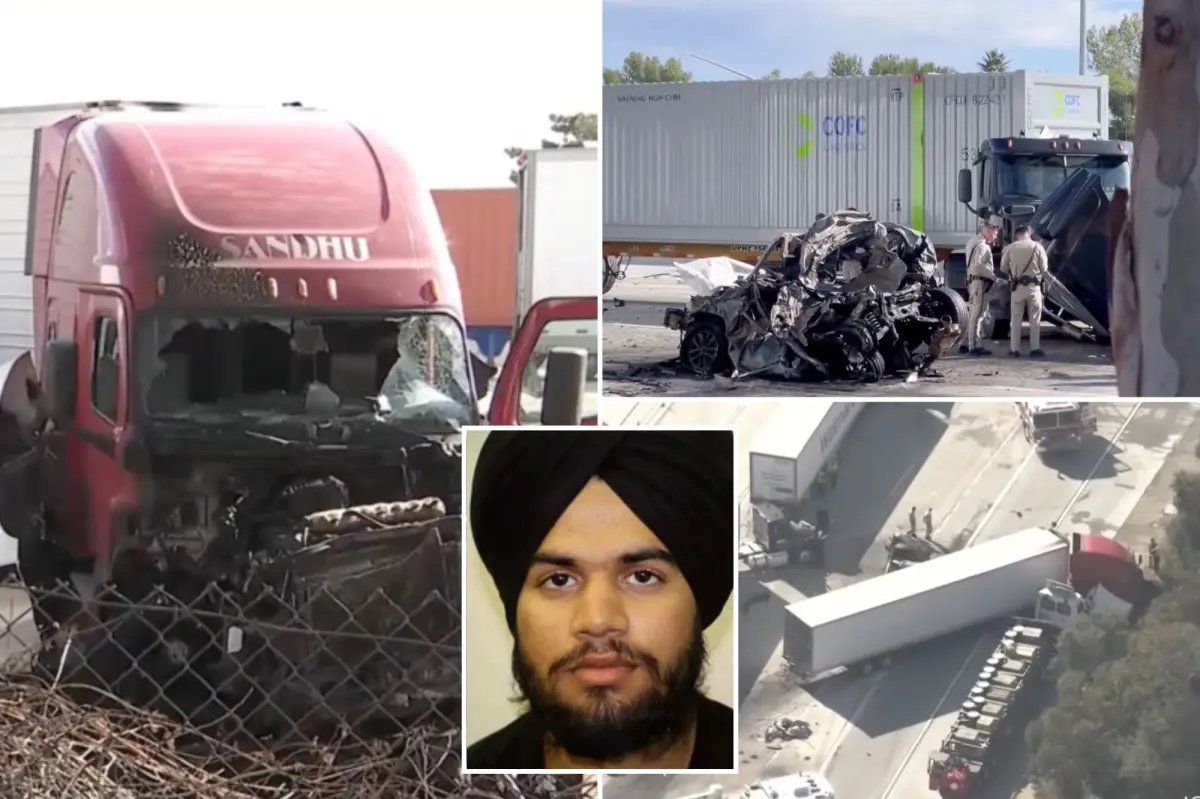 Featured image for Biden Admin Releases Illegal Immigrant Truck Driver After Fatal California Crash
