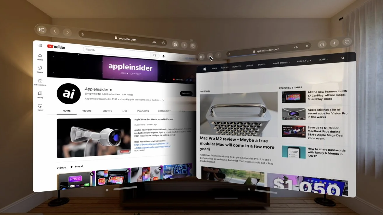 Exploring Apple's Vision Pro OS with visionOS.