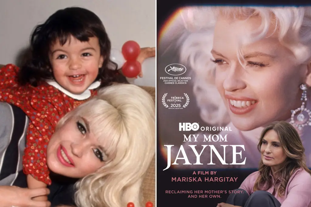 Featured image for Mariska Hargitay Celebrates Her Mother Jayne Mansfield’s Legacy in New Film