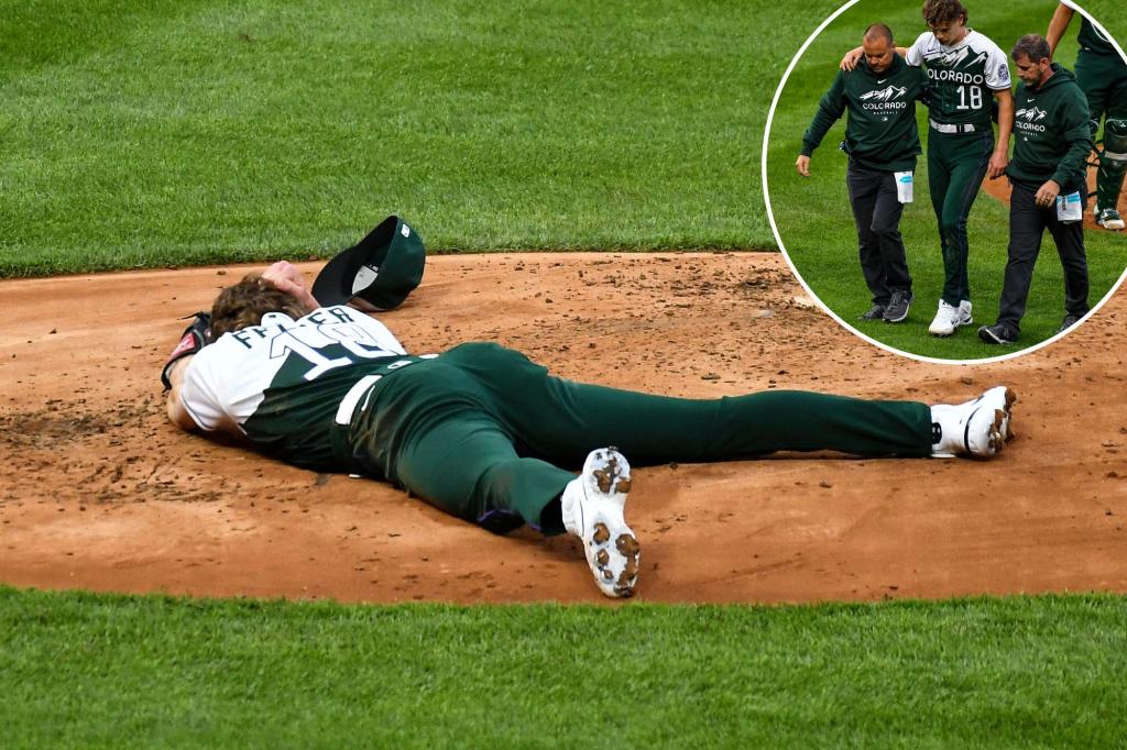 Rockies' Ryan Feltner hospitalized after taking line drive to head.