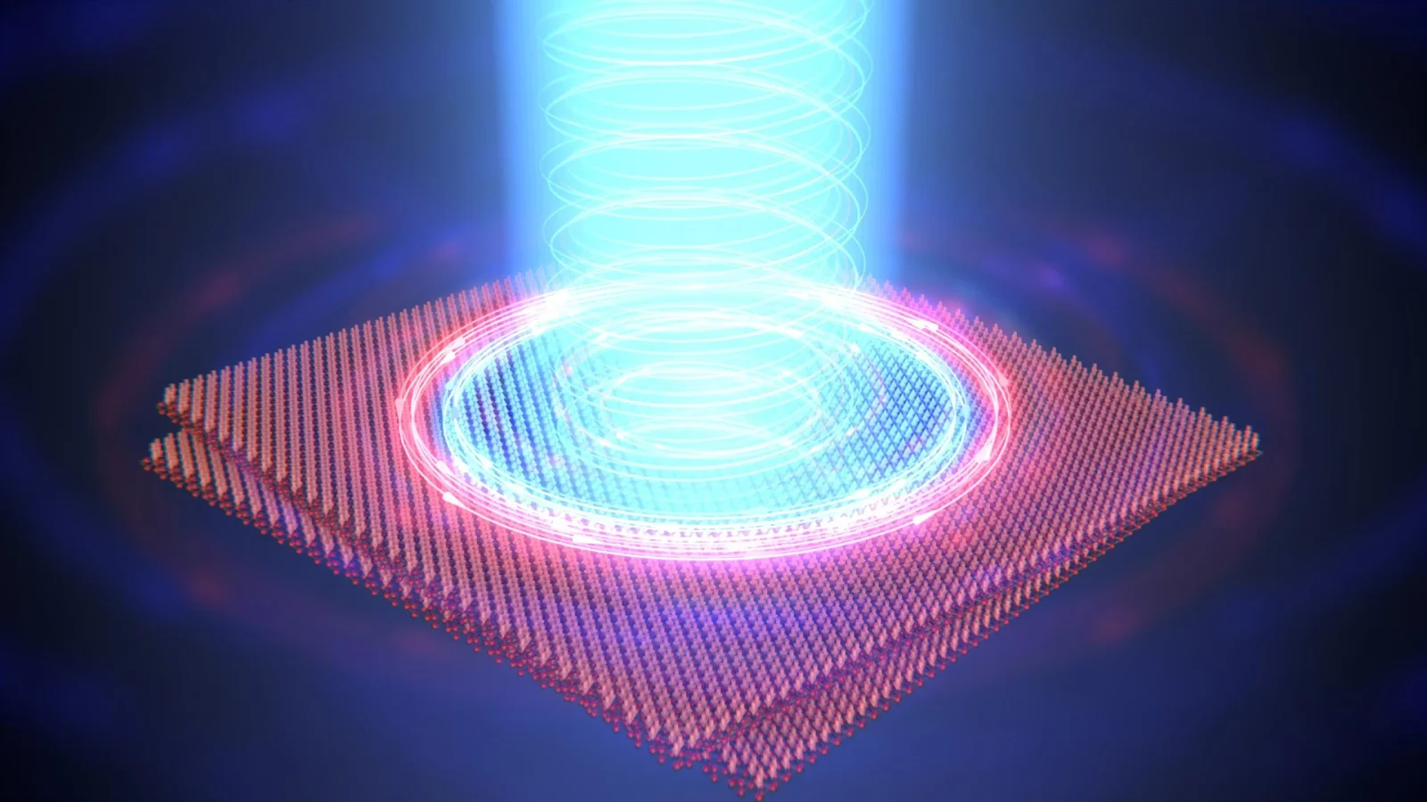 Laser flips magnetism in twisted 2D material, enabling light-defined circuits