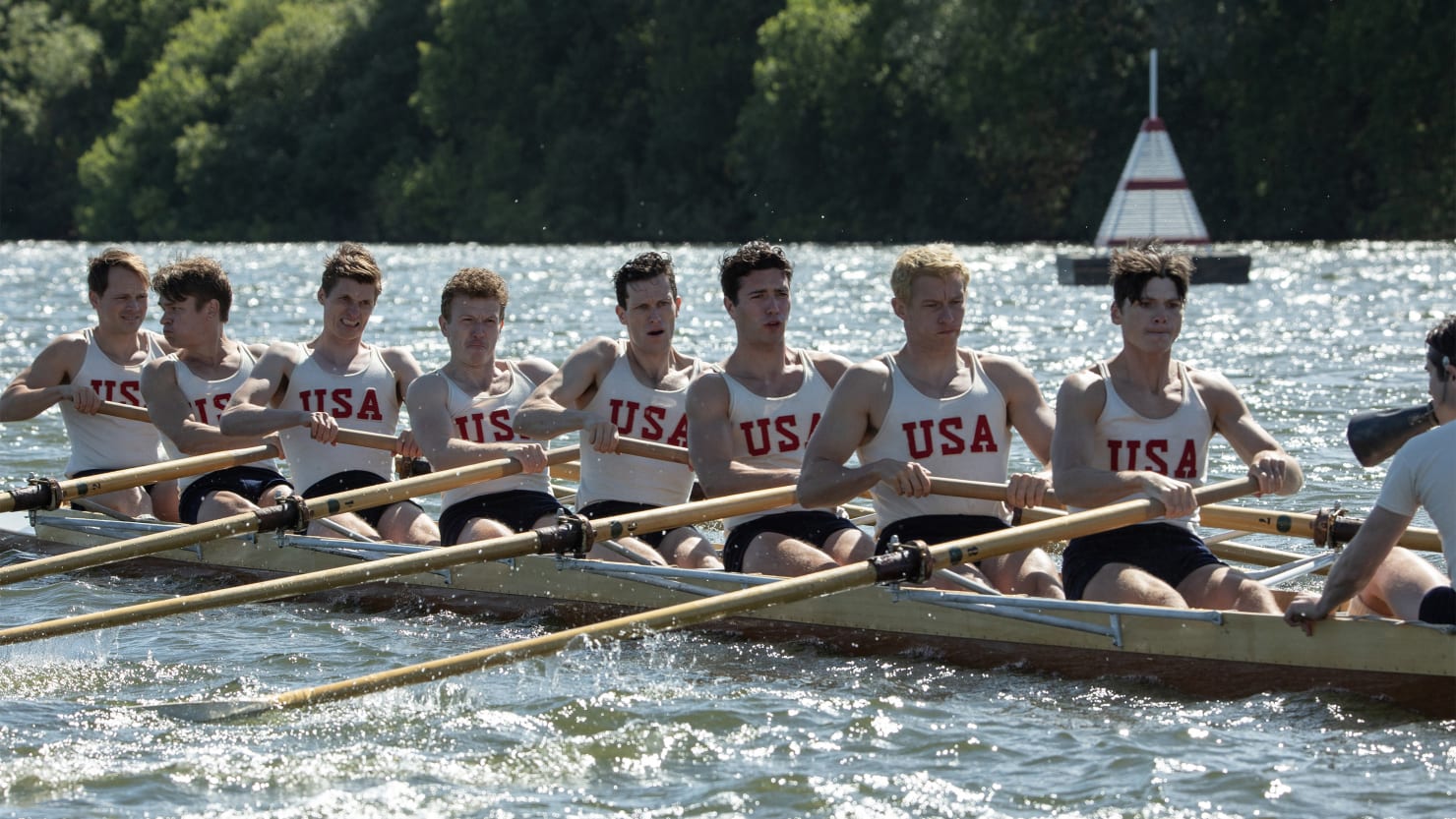 Featured image for George Clooney's 'The Boys in the Boat': A Cheesy Sports Flick or a Sweet Adaptation?