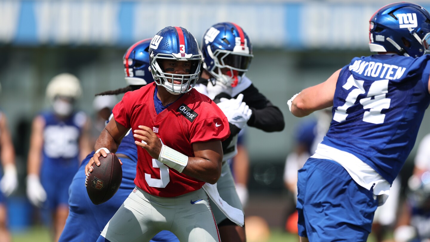 Giants to Start Russell Wilson in Saturday's Preseason Game