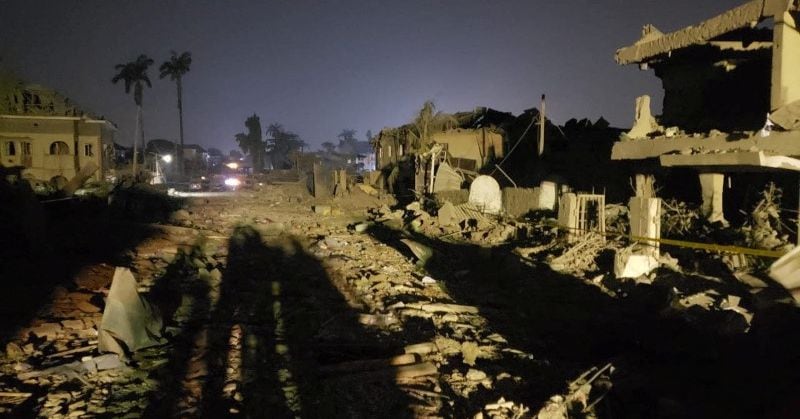 "Deadly Blast and Building Collapses Rock Nigeria, Leaving Dozens Injured"