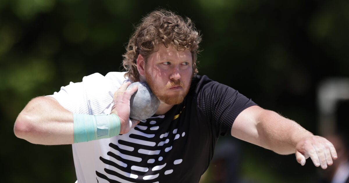 Featured image for Ryan Crouser Smashes Shot Put World Record at L.A. Grand Prix