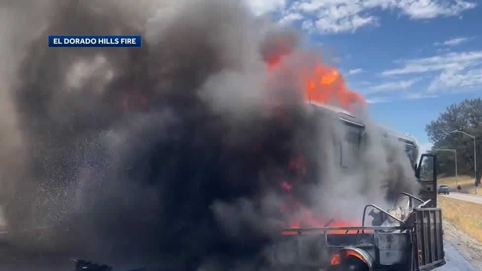 Featured image for RV Fire Causes Major Delays on Highway 50 in El Dorado Hills
