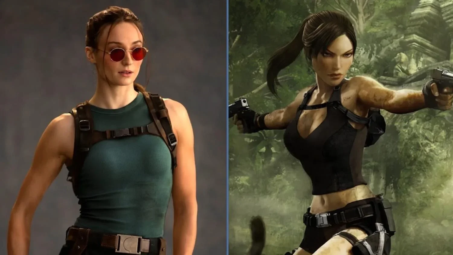 Sophie Turner’s Lara Croft Sparks Costume Shift in Tomb Raider TV Set Photos