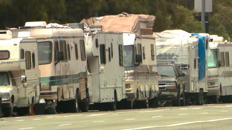 Featured image for Los Angeles Struggles to Reduce Number of RV Dwellers on Streets.