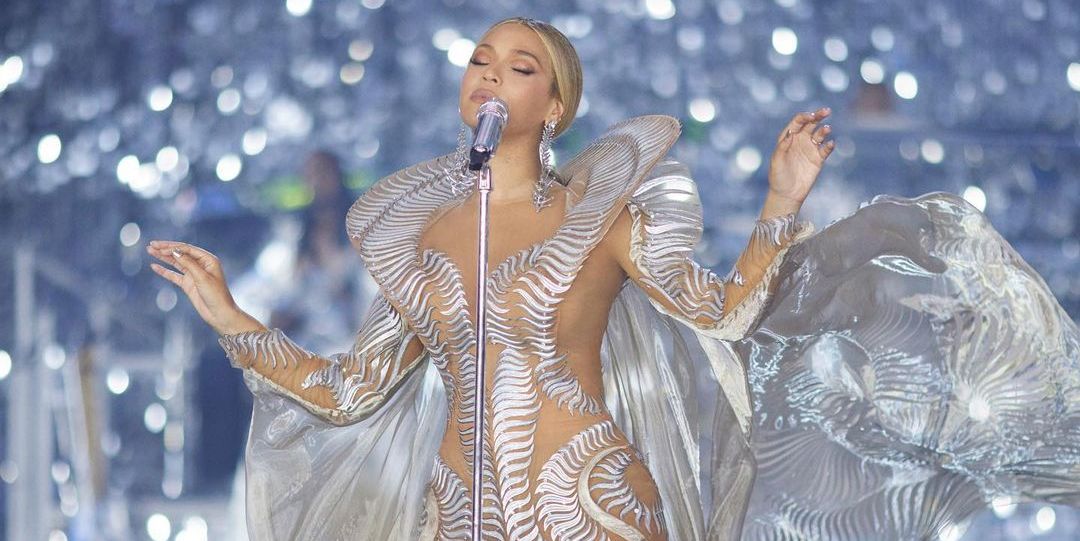 Featured image for Beyoncé's Renaissance Tour Outfits Wow Crowds, Including Custom Juneteenth Attire.
