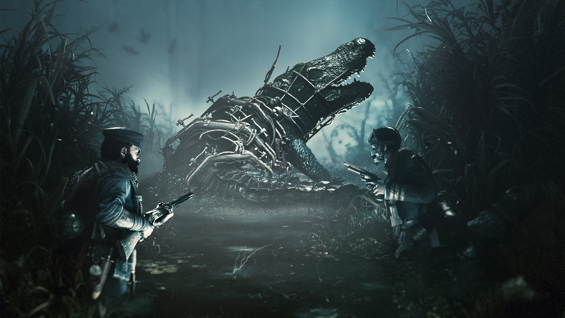 Featured image for "Introducing Rotjaw: The Fierce New Wild Target in Hunt Showdown's Tide of Shadows Live Event"