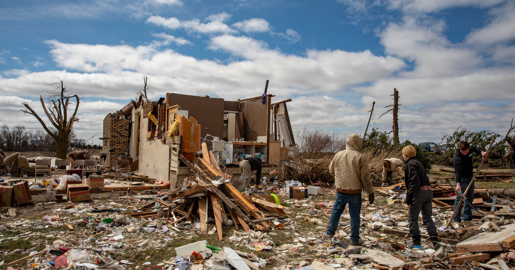 Severe Storms Pose Threat to Tornado-Stricken Region.