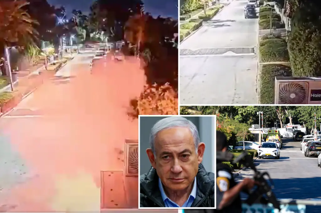 Flares Fired Near Netanyahu's Home Amid Rising Tensions