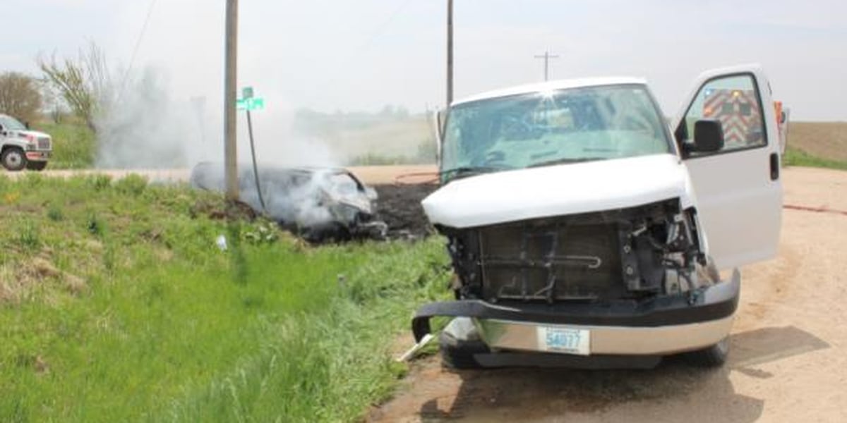 Multiple injuries in York County crash involving school van.