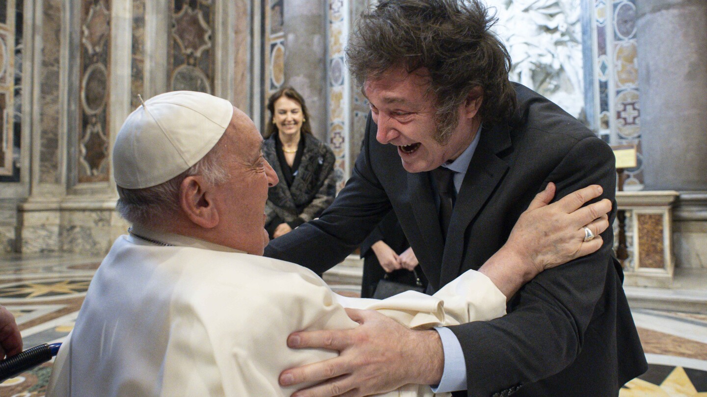 Featured image for "Pope Francis Canonizes Argentina's First Female Saint and Meets with President Milei"