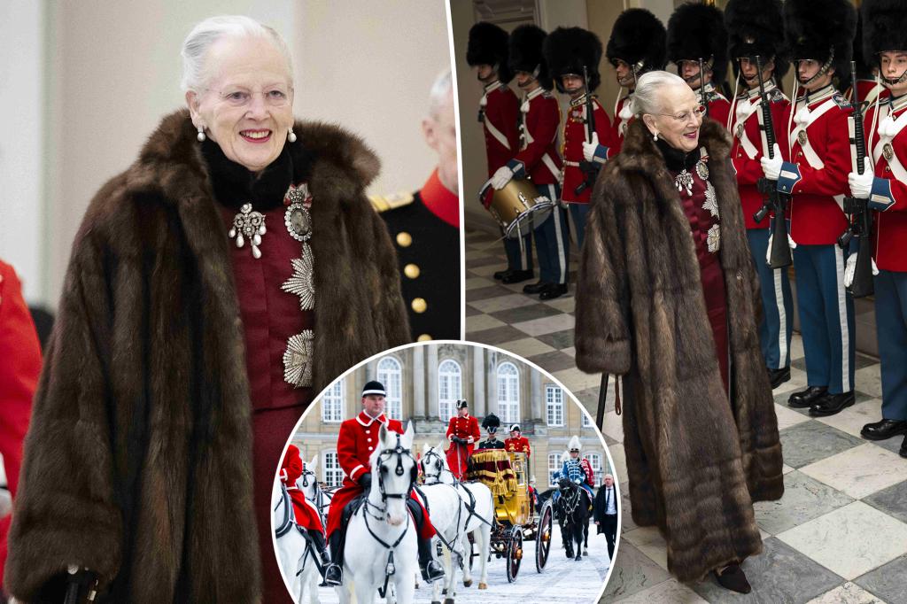 "Queen Margrethe II's Last Golden Carriage Ride Before Historic Danish Abdication"