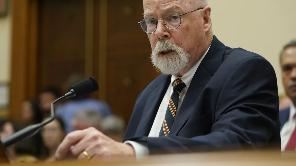 Featured image for Partisan Divide Deepens Over John Durham's Findings on Russia and Trump.