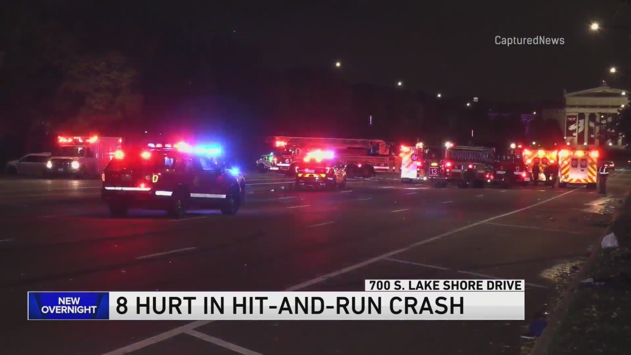 "Multiple Injuries Reported in Hit-and-Run Crash on Chicago's Lake Shore Drive"
