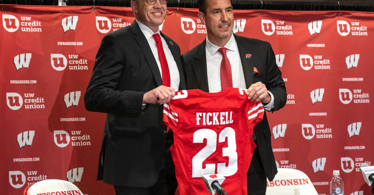 Featured image for Badgers' Fickell Status and Recent Losses Highlighted Amid Fan Chants