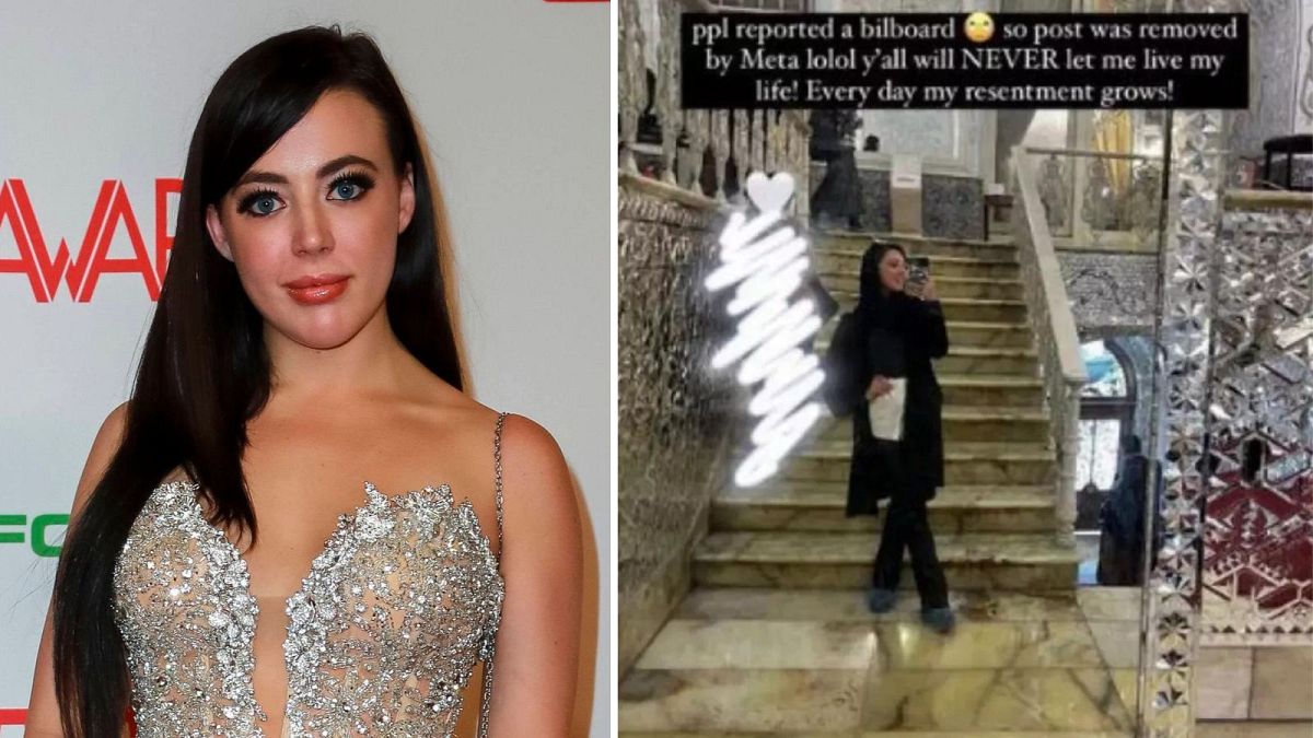 "US Porn Star Whitney Wright Sparks Outrage with Iran Visit"