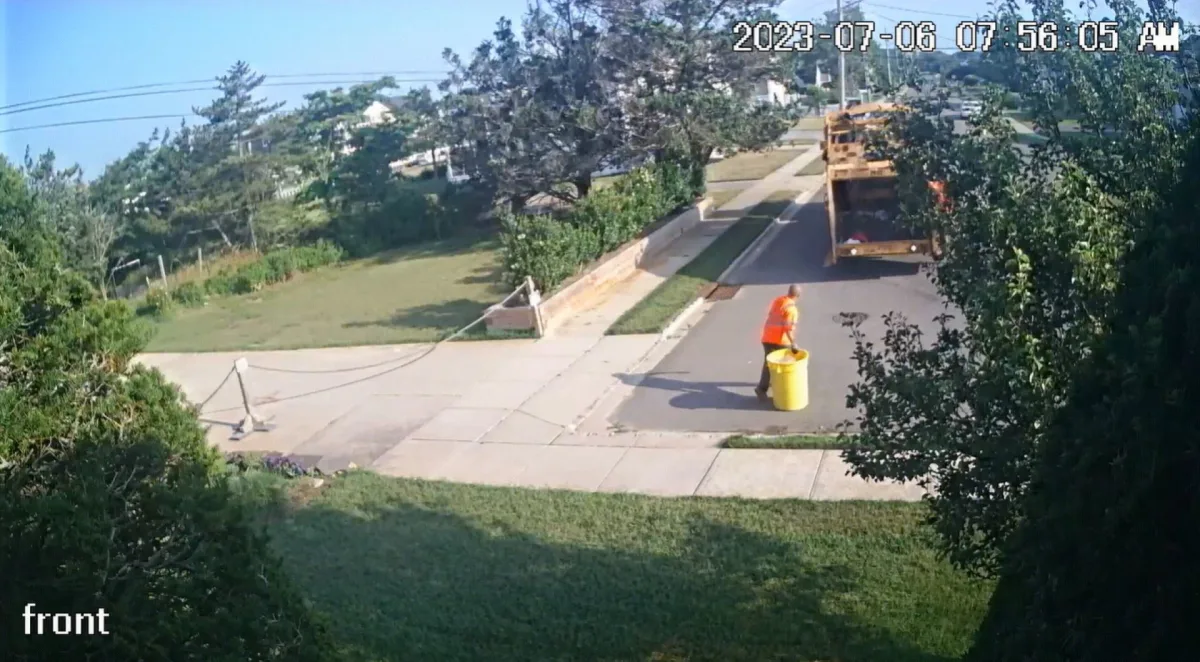 Caught on Camera: Homeowner's Surveillance System Exposes Shocking Lies by Garbage Collectors