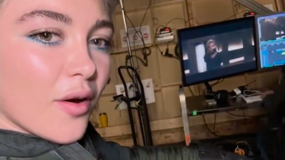 Featured image for Florence Pugh Reveals Marvel's 'Thunderbolts' Set and Yelena's New Combat Suit