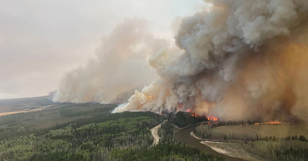 Wildfires force unprecedented evacuation of thousands in Western Canada.
