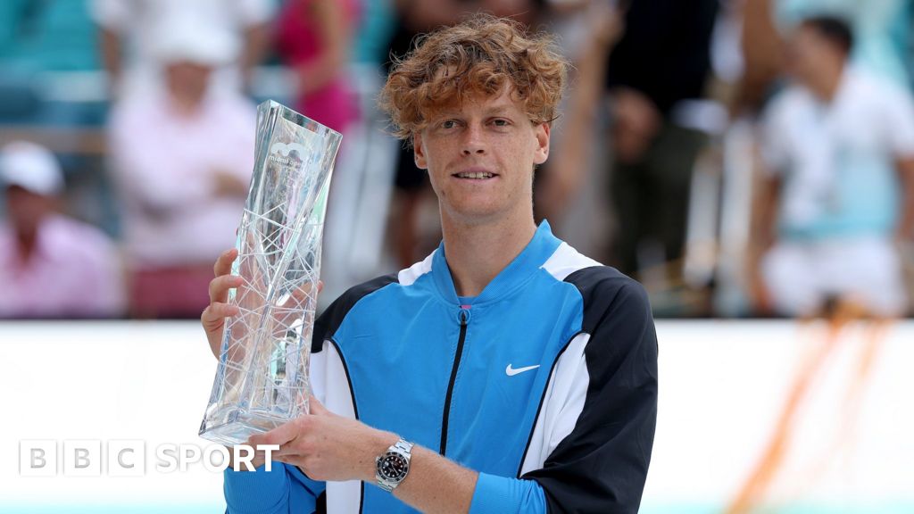 Featured image for "Jannik Sinner Clinches Miami Open Men's Title with Straight Sets Victory Over Grigor Dimitrov"