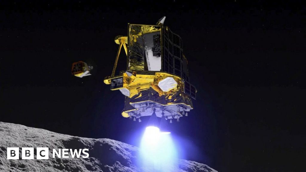 "Japan's Lunar Lander Reaches Moon but Faces Power Loss Threat"