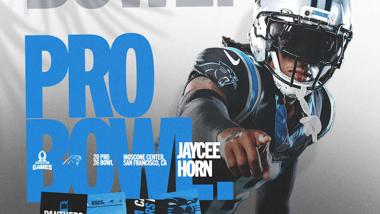 Featured image for Panthers' Jaycee Horn and Derrick Brown Receive Pro Bowl Honors and Snubs
