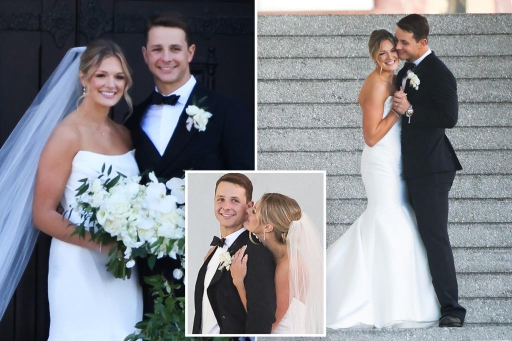 Featured image for "49ers QB Brock Purdy Ties the Knot with College Sweetheart Jenna Brandt"