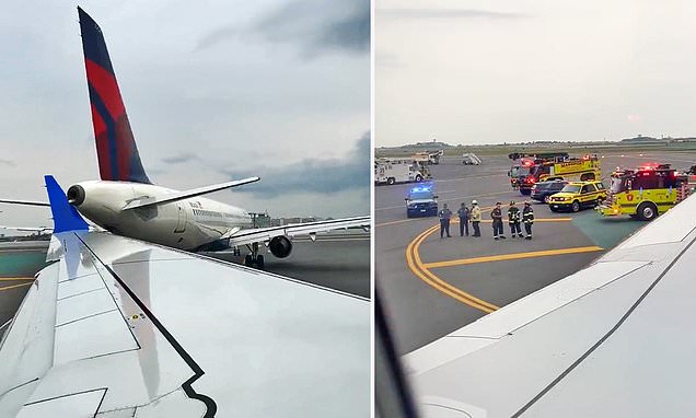 Featured image for Federal investigation launched into United-Delta plane collision at Boston's Logan Airport.