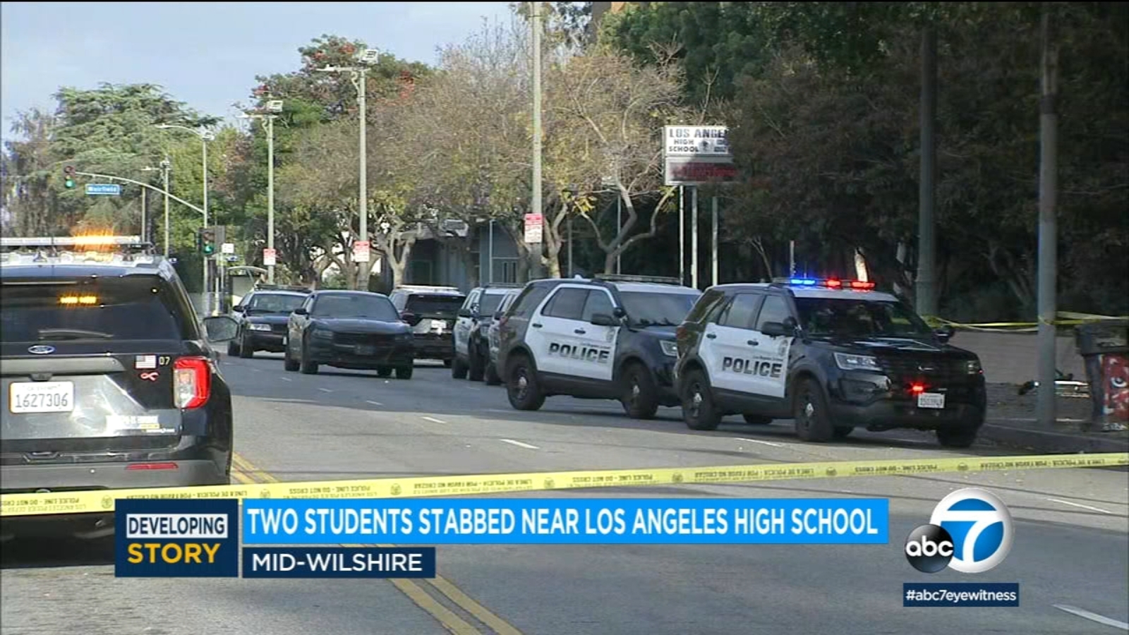 Violent Stabbing Incident Injures Two Students Near Los Angeles High School
