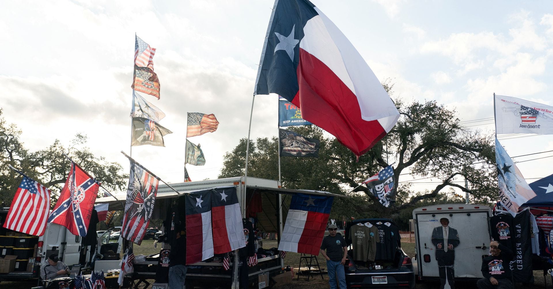 "Convoys Converge: Border Standoff Escalates in Texas"