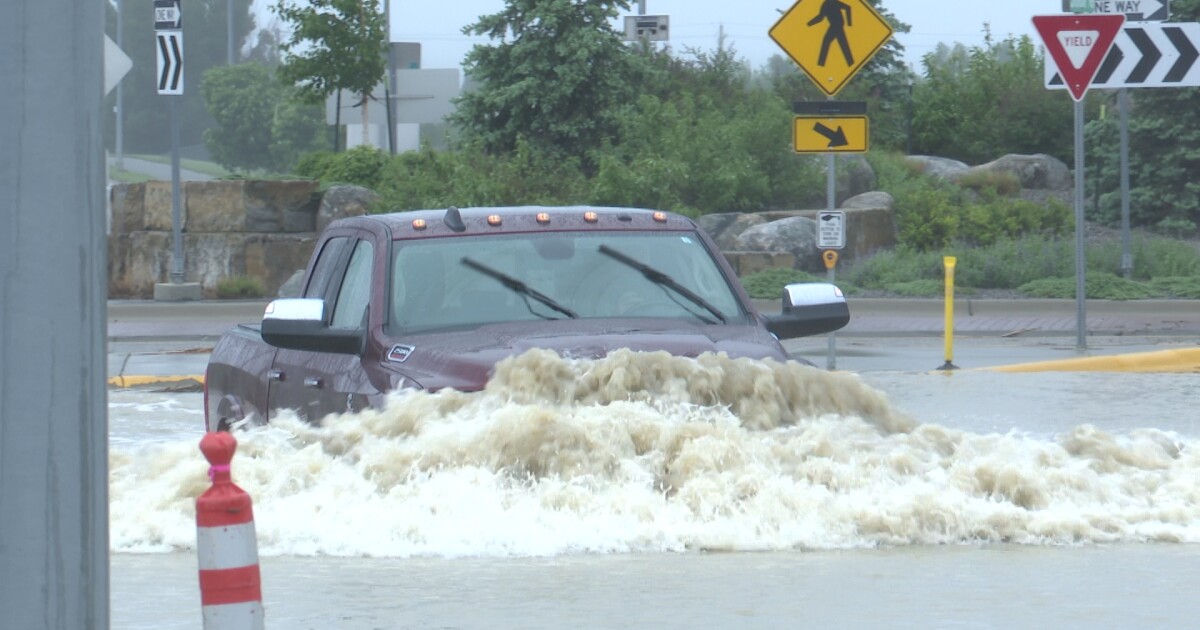 Billings hit by sporadic flooding due to record rainfall.