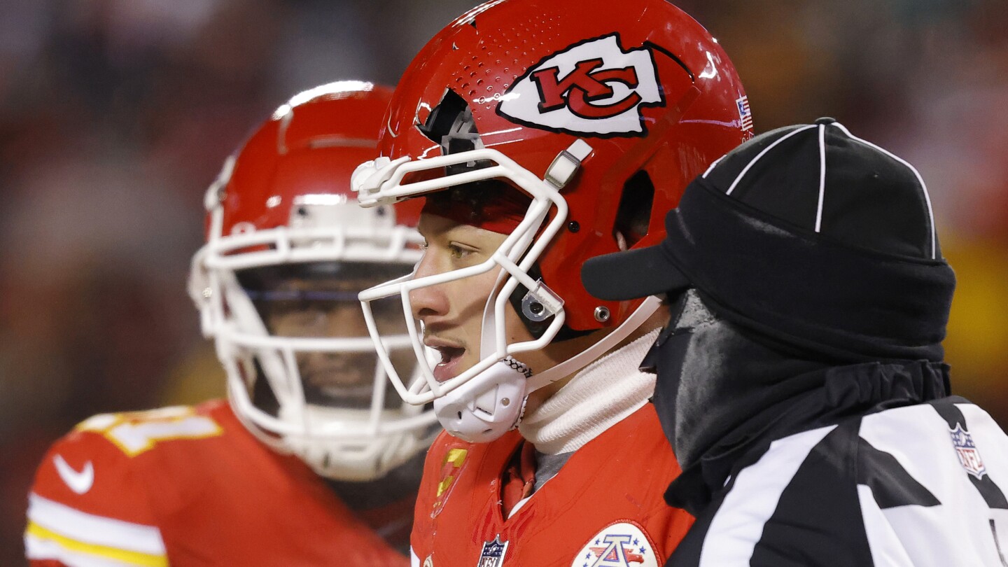 Featured image for "NFL Investigates Patrick Mahomes' Helmet Breakage"