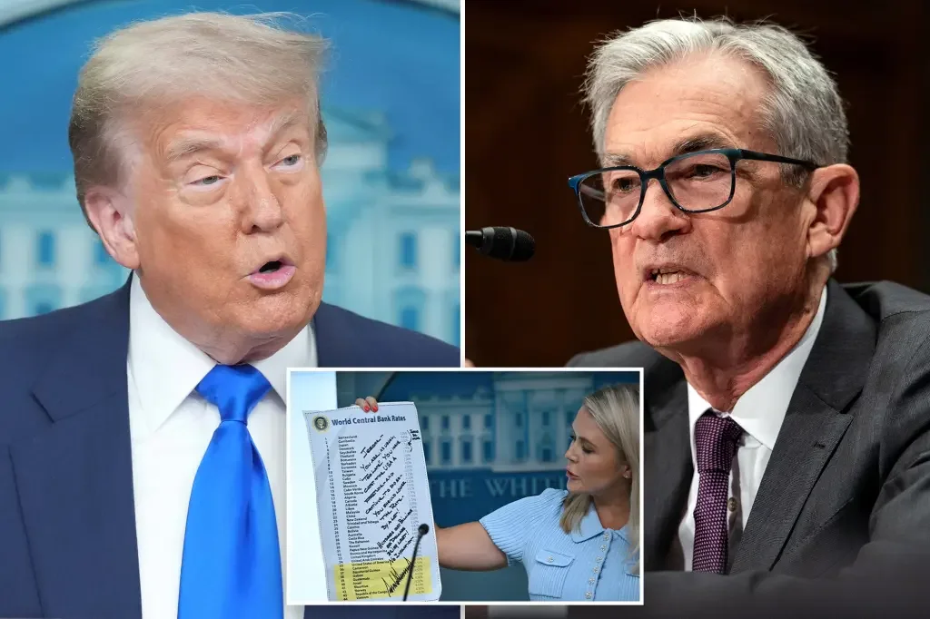 Trump intensifies pressure on Fed Chair Powell for rate cuts through handwritten notes