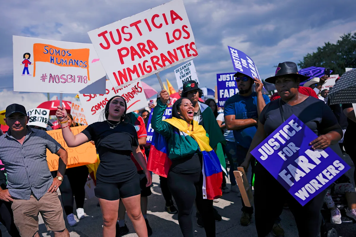 Florida's Immigration Law Sparks 'Day Without Immigrants' Protests