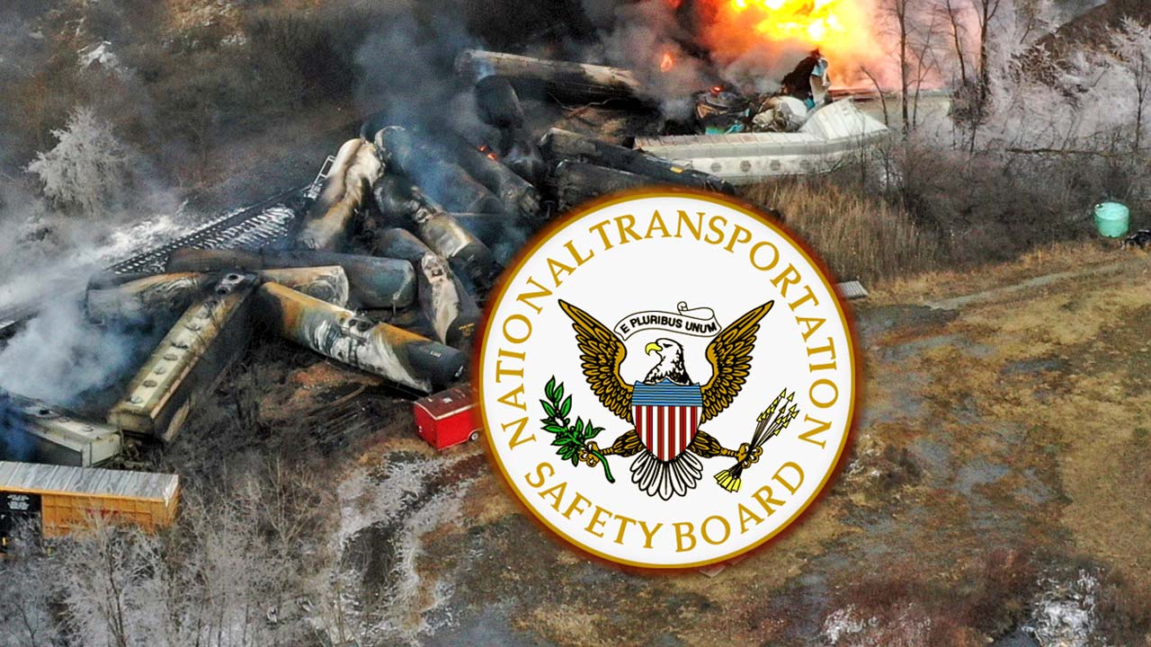 NTSB testimony reveals lack of inspection prior to Ohio train derailment.