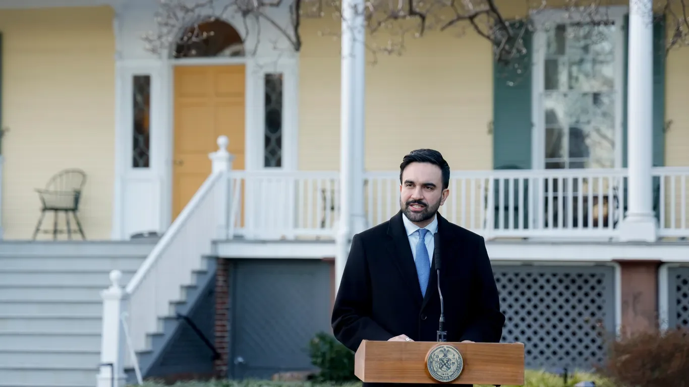 Explosive device hurled near Gracie Mansion during NYC protest, two in custody