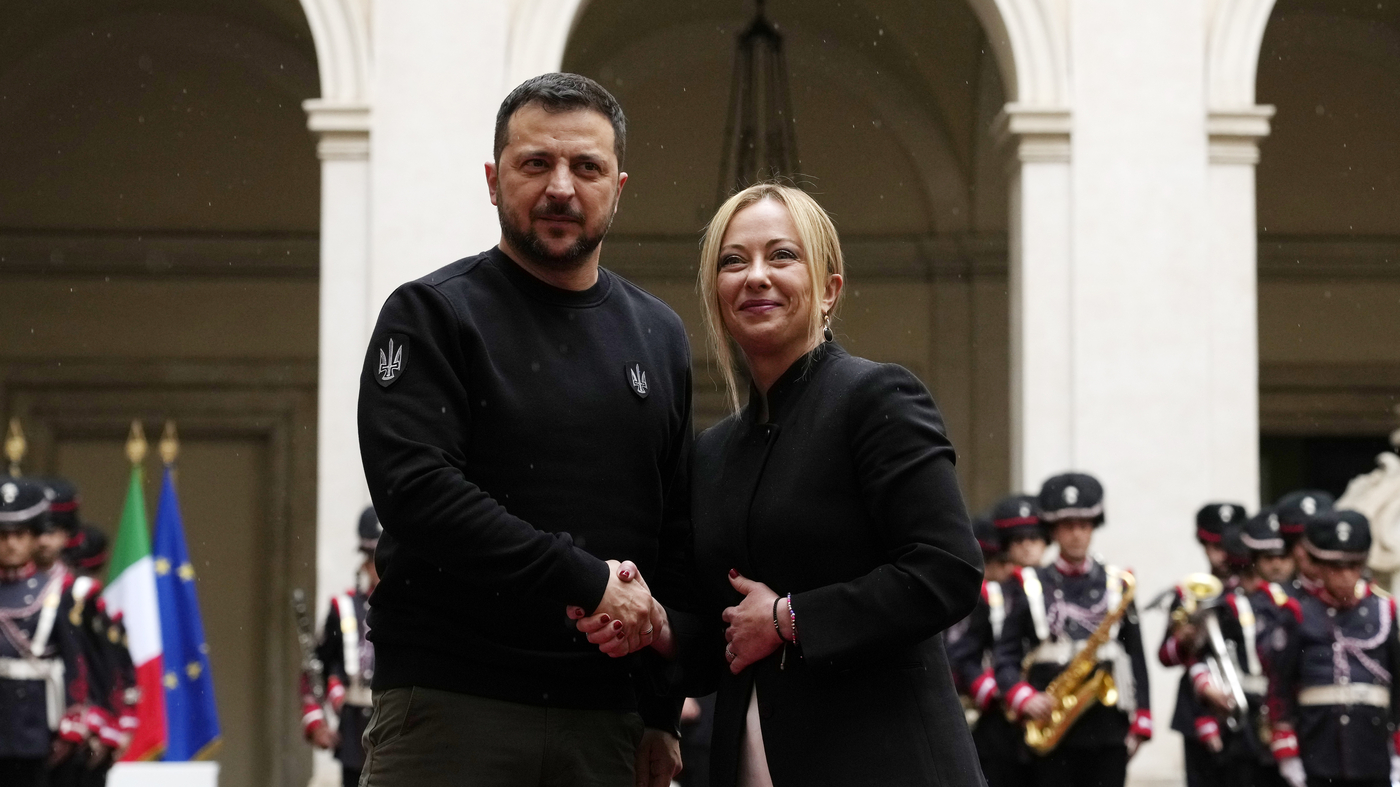 Zelensky meets Pope Francis and Italian leaders during Rome visit.
