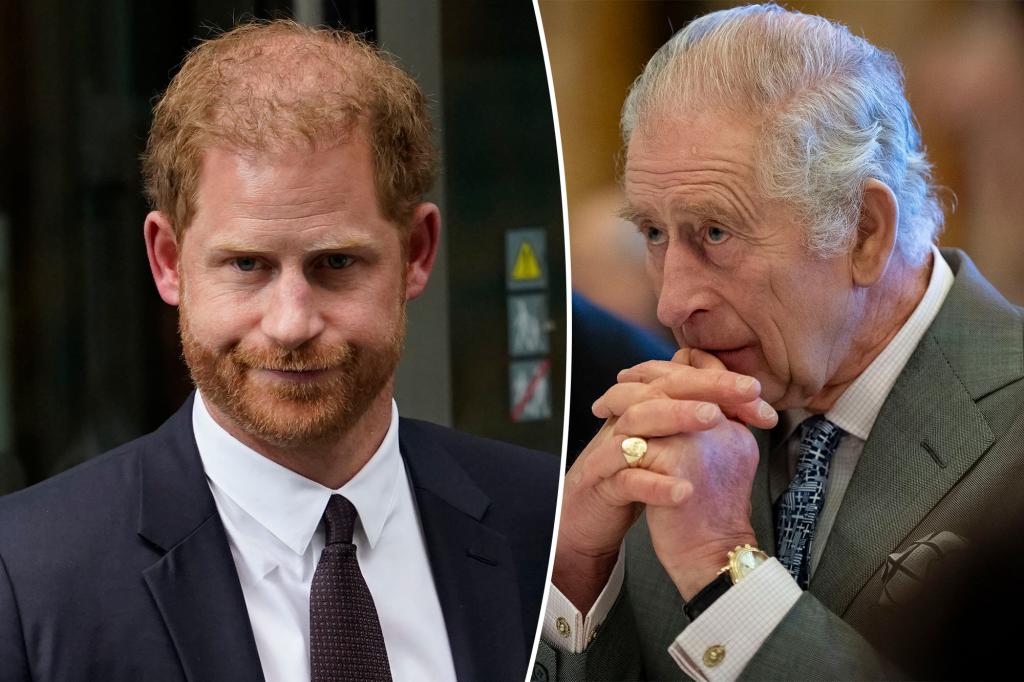 "Prince Harry's Response to King Charles' Prostate Diagnosis and Hospitalisation"