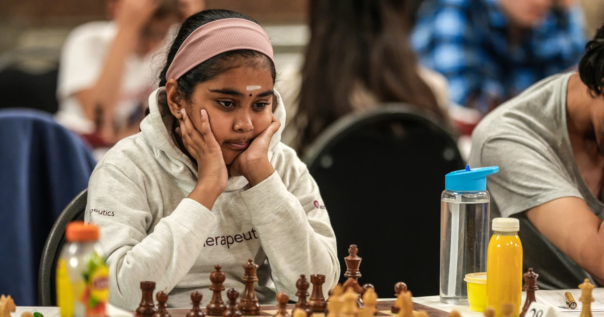 Featured image for London 10-Year-Old Chess Prodigy Becomes Youngest Female to Defeat a Grandmaster