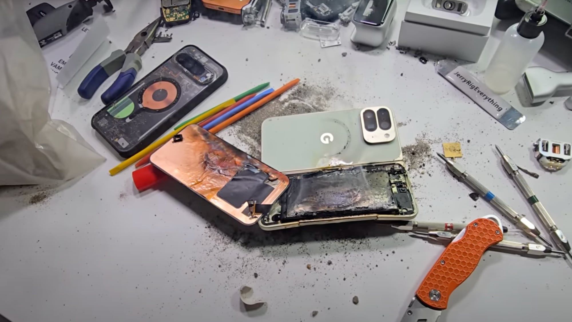 Featured image for Google Pixel 10 Pro Fold Fails Durability Test, Burns Out