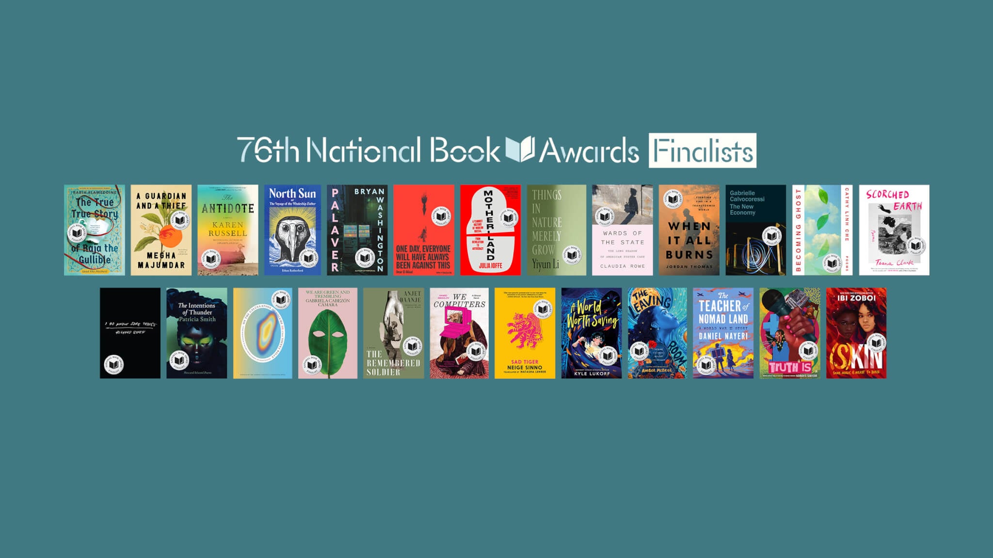 Featured image for 2025 National Book Award Finalists Revealed