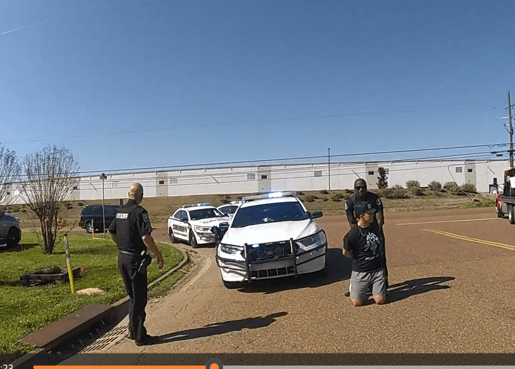 Driver stopped at gunpoint in possession of stolen car not reported recovered.
