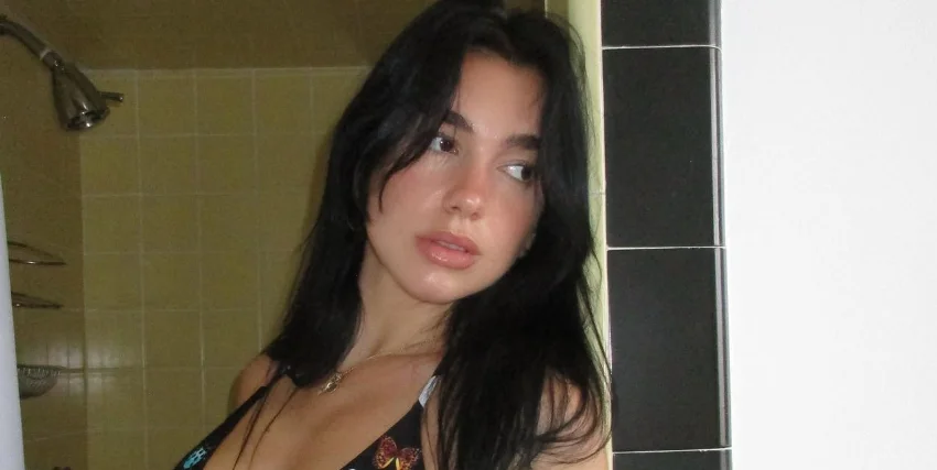 Dua Lipa's Summer Style: From Versace Swimsuits to Butterfly Polka Dot Bikinis.