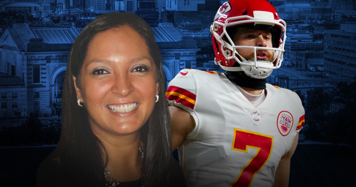 Featured image for "Chiefs Kicker Honors Shooting Victim with Jersey as 2 Men Charged with Murder"