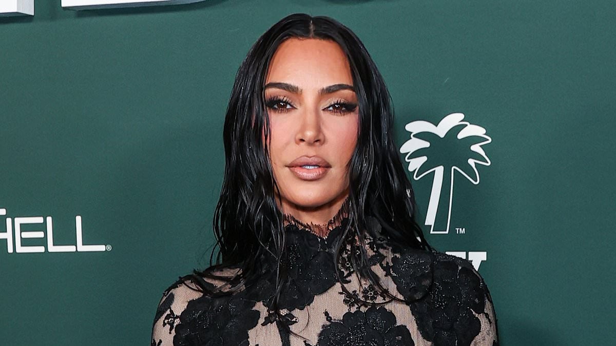 Featured image for "Kim Kardashian's Lavish Winter Wonderland: Snowy Forest, Beige Mom Decorations, and Massive Frosted Christmas Trees"